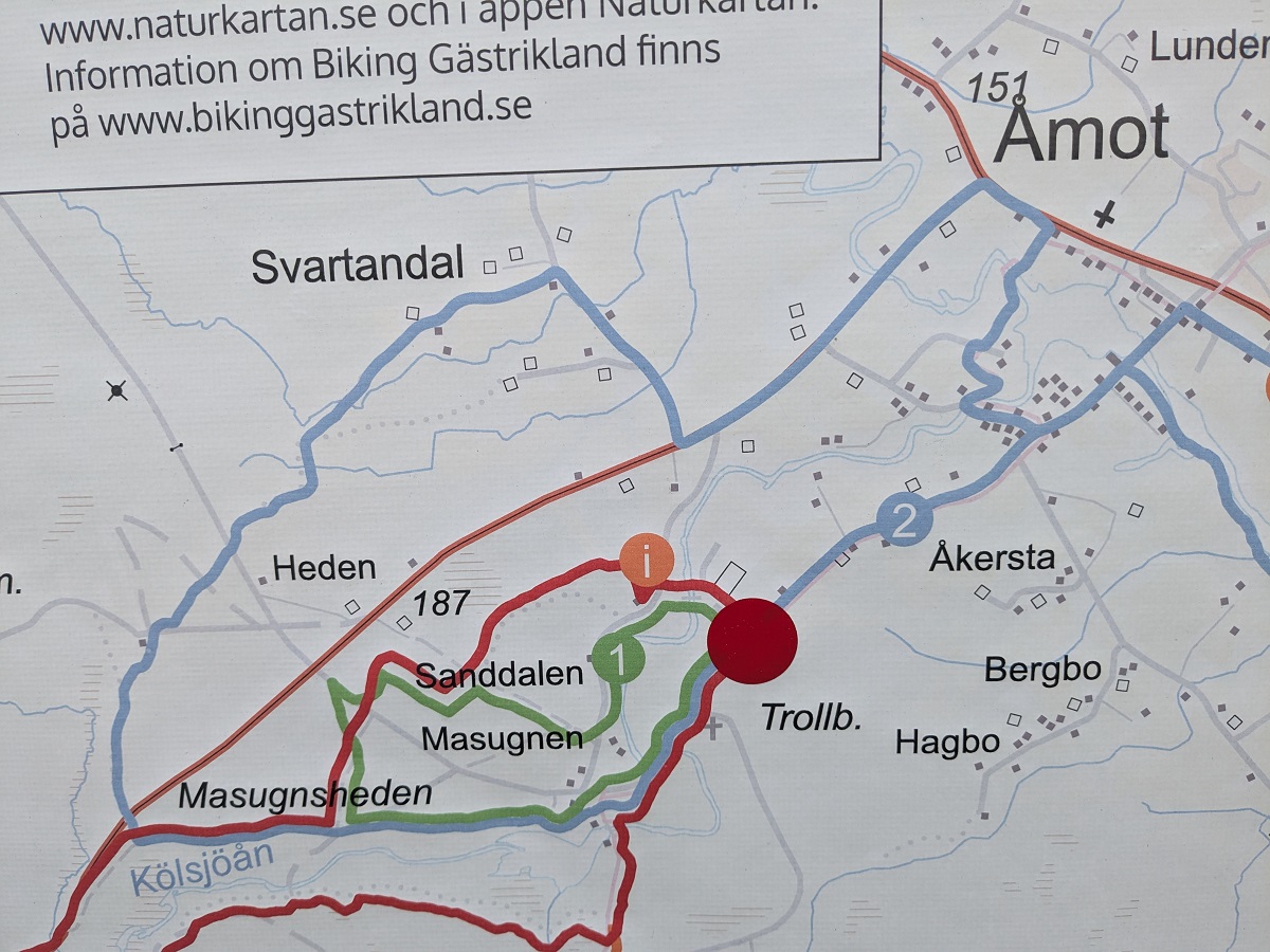 MTB Åmot Karta
